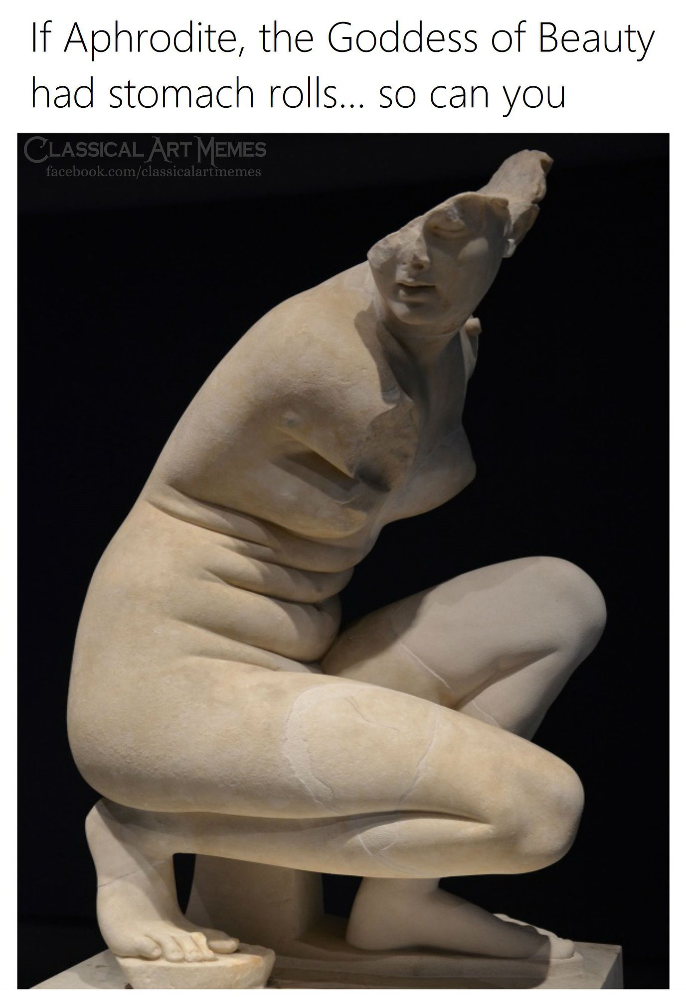 Venus Tummy - If Aphrodite can have stomach rolls so can you