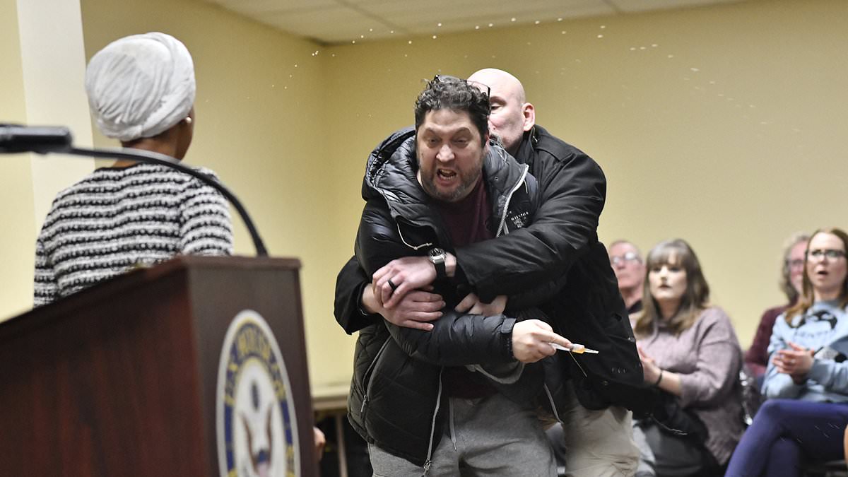 Shameful past of madman who squirted Ilhan Omar with syringe, as his lengthy rap sheet and VERY woke children are revealed