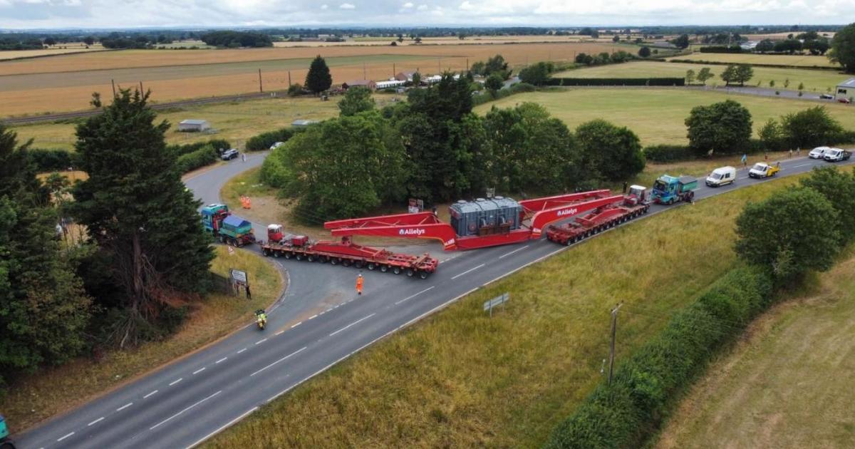 Warning to drivers as 200-tonne load heading to site near York