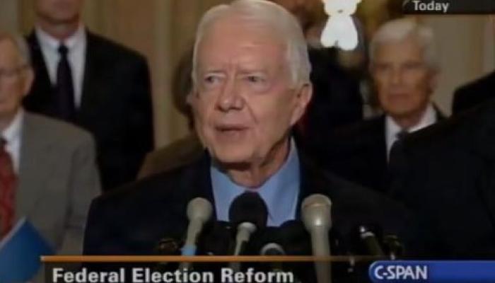 Pres. Carter Called for ‘Some Form of Photo ID Required, Voter ID’ in 2005