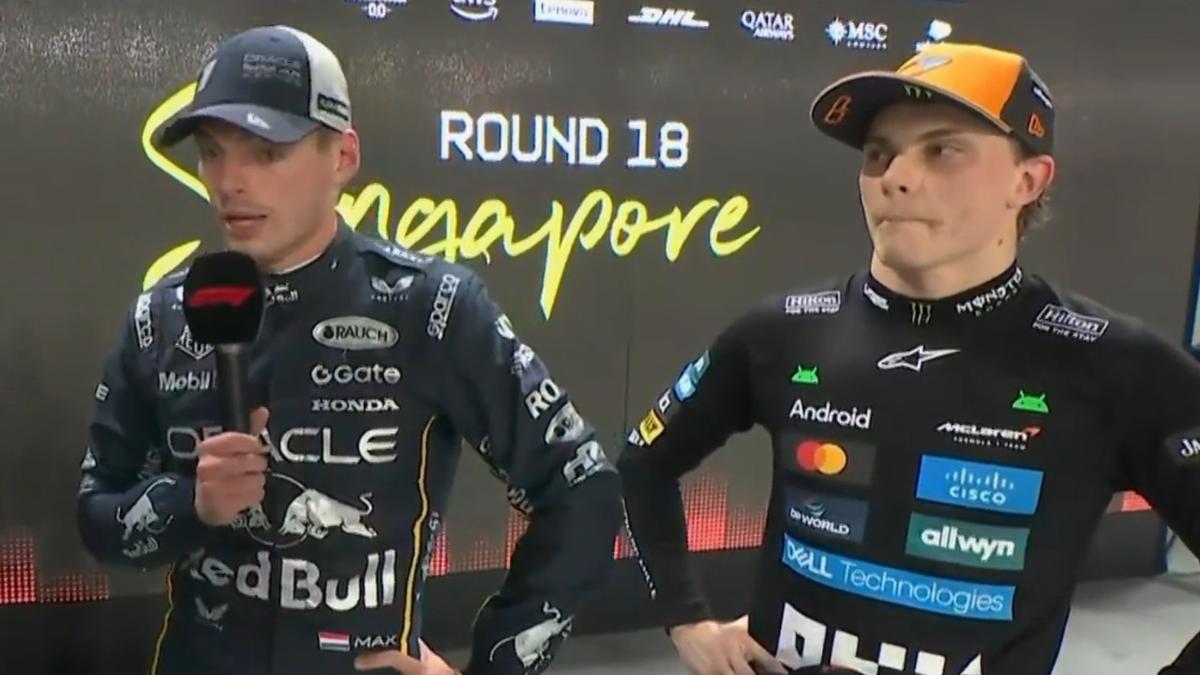 Friendship crumbles as Max Verstappen rages over Lando Norris obstruction in Singapore F1 qualifying