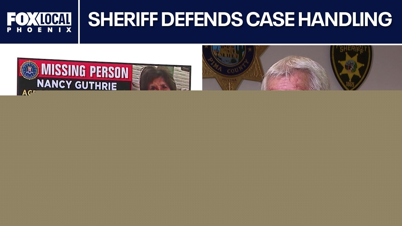 Nancy Guthrie case: Arizona sheriff defends probe