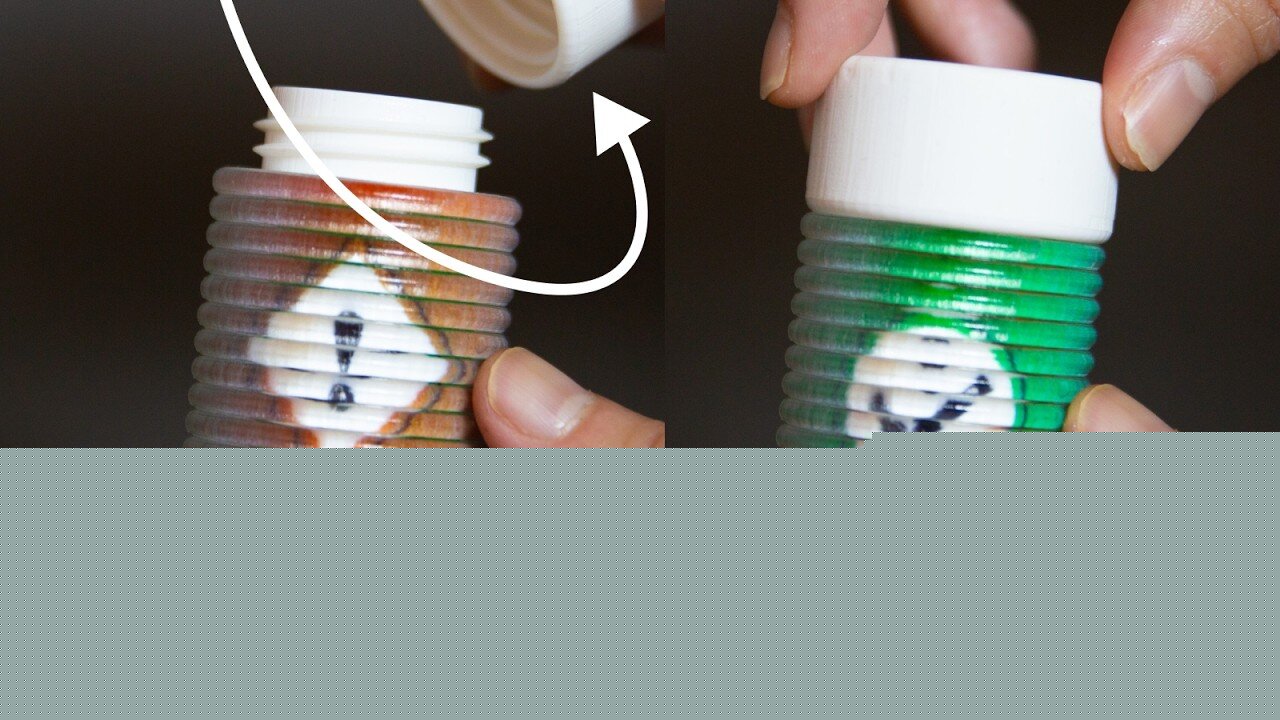 New 3D-Printed Objects Can Change Color and Images Without Using Electronics