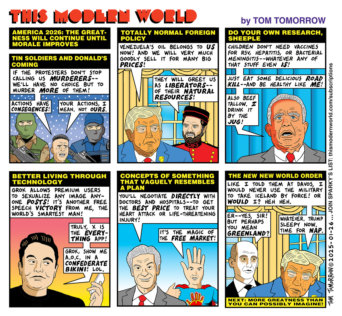 The Weekly Independent Comics Page for Jan. 29, 2026!