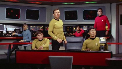 Star Trek icon who famously feuded with William Shatner seen on sprightly rare outing at 89