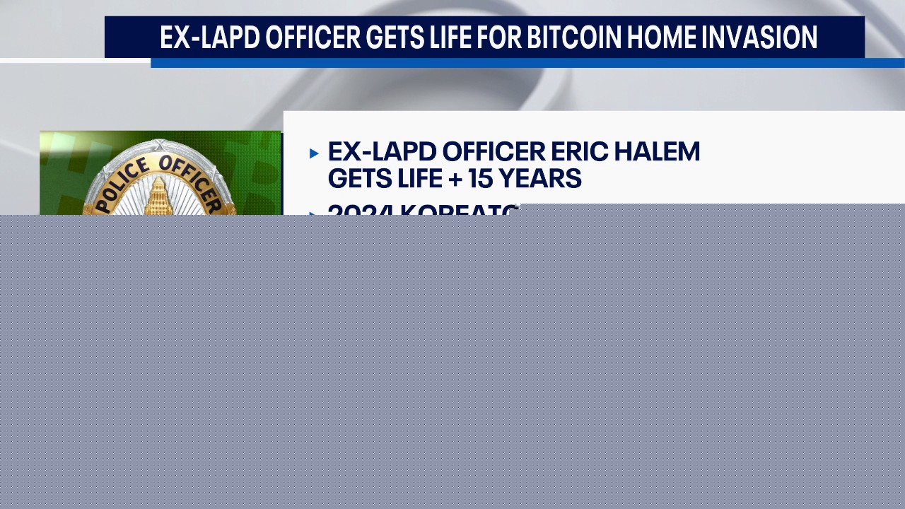 Ex-LAPD officers gets life for Bitcoin home invasion