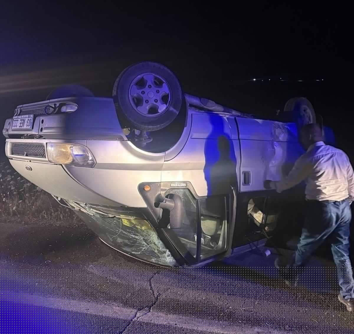 Sivas'ta Minibüs Devrildi: 7 Yaralı