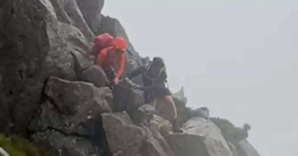 Walker wearing shorts rescued in Eryri amid Storm Amy 86mph blasts says 'weather didn't look that bad'