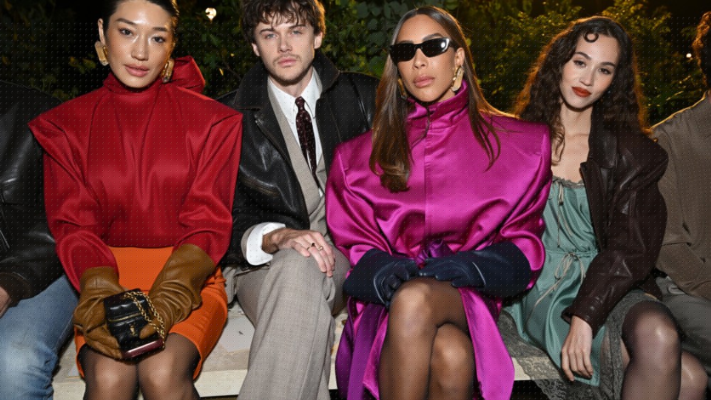 Celebrities Front Row at Saint Laurent Spring 2026 Ready-to-Wear: Madonna, Hailey Bieber and More