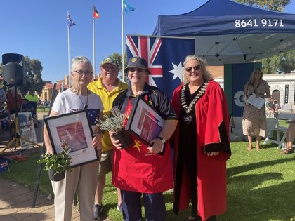 Local Cynthia Collins pleased to be a joint winner of Active Citizen of the Year