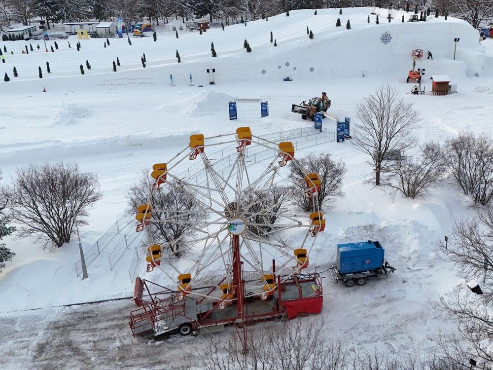 Why is there a ferris wheel at Winterlude?