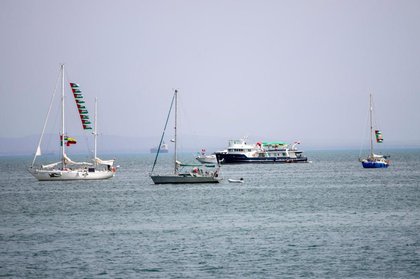 Flotilla activists approach Gaza and say they are ready for a possible Israeli interception