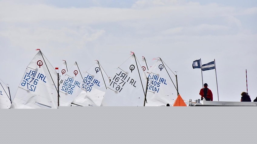 Strong Winds Challenge Optimist Sailors at Kinsale Munsters