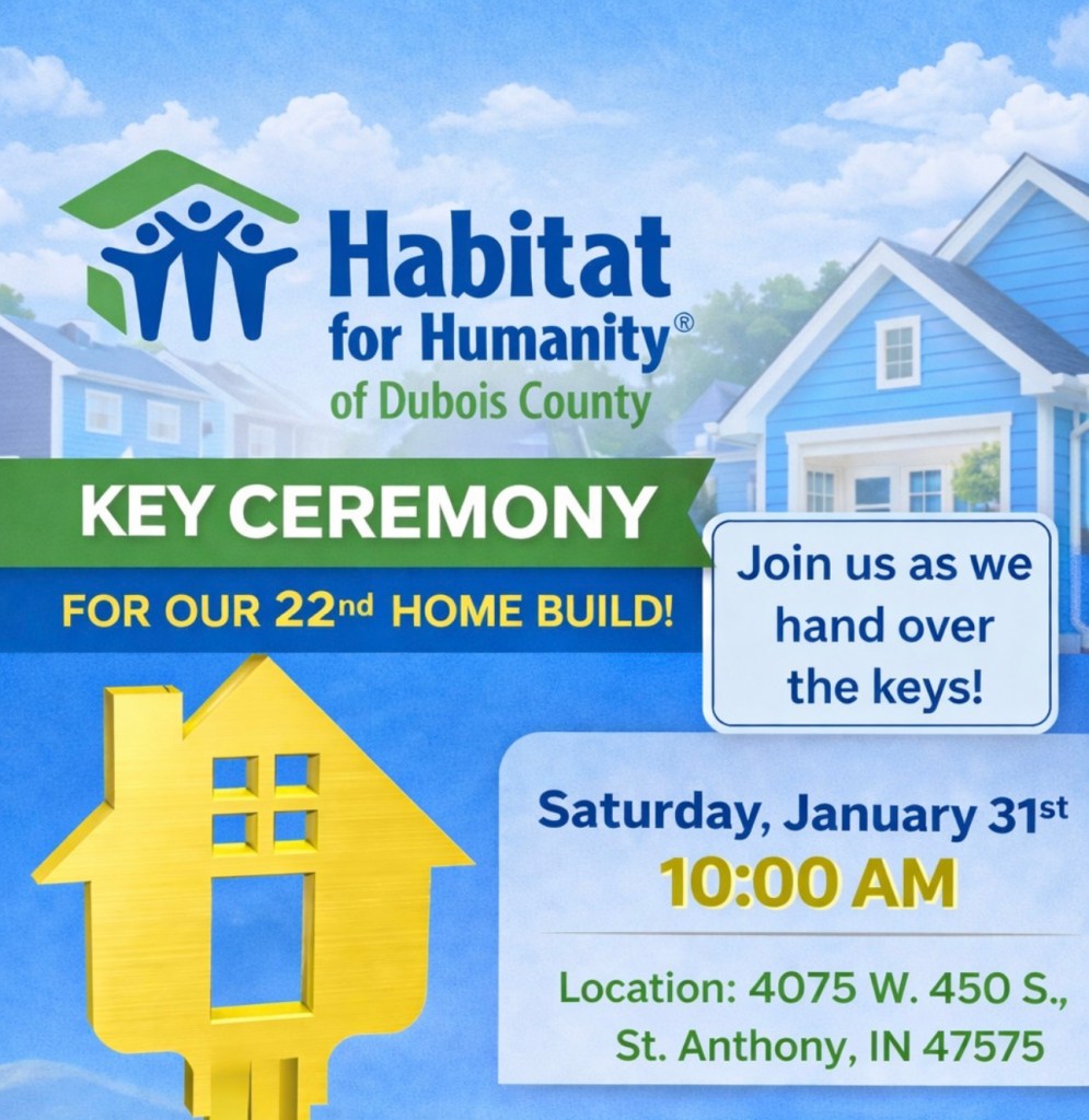 Habitat for Humanity of Dubois County celebrating 22nd home completion