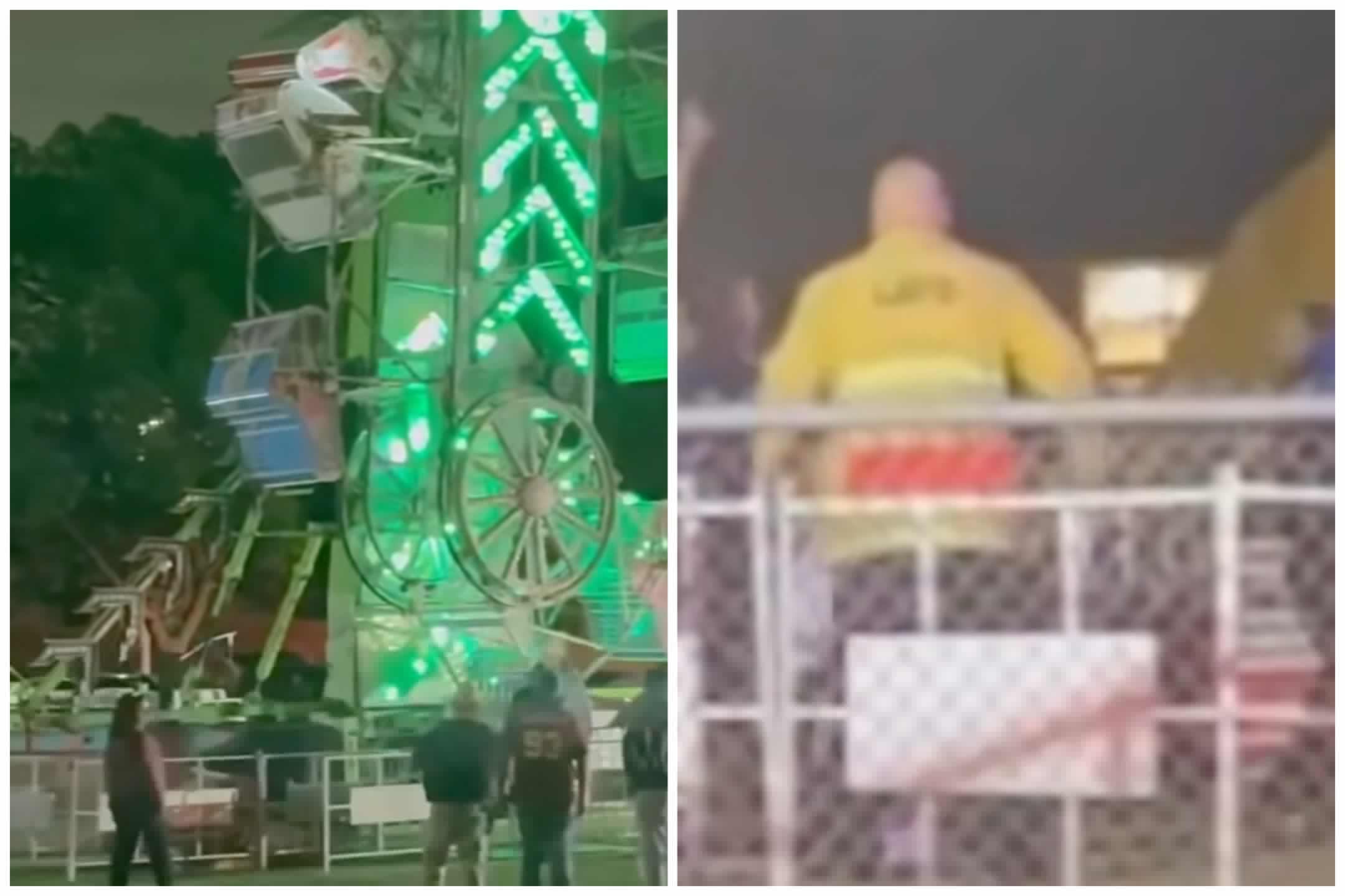 Falla en juego mecánico durante evento escolar en Los Ángeles deja a varios atrapados