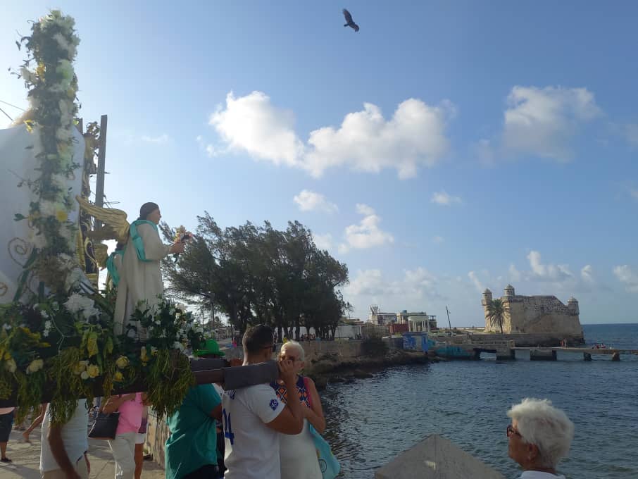 Comment on Procession of the Virgin of Carmen in Cojimar, Havana by Tyler