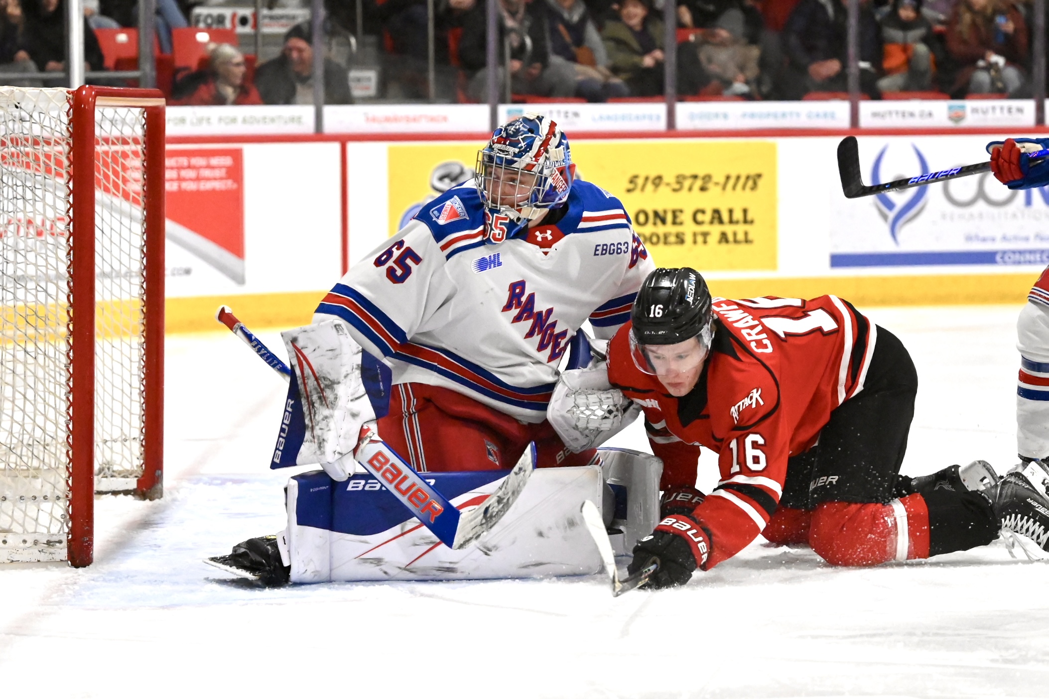 Kitchener Rangers win streak ends at 8 after OT loss to Owen Sound