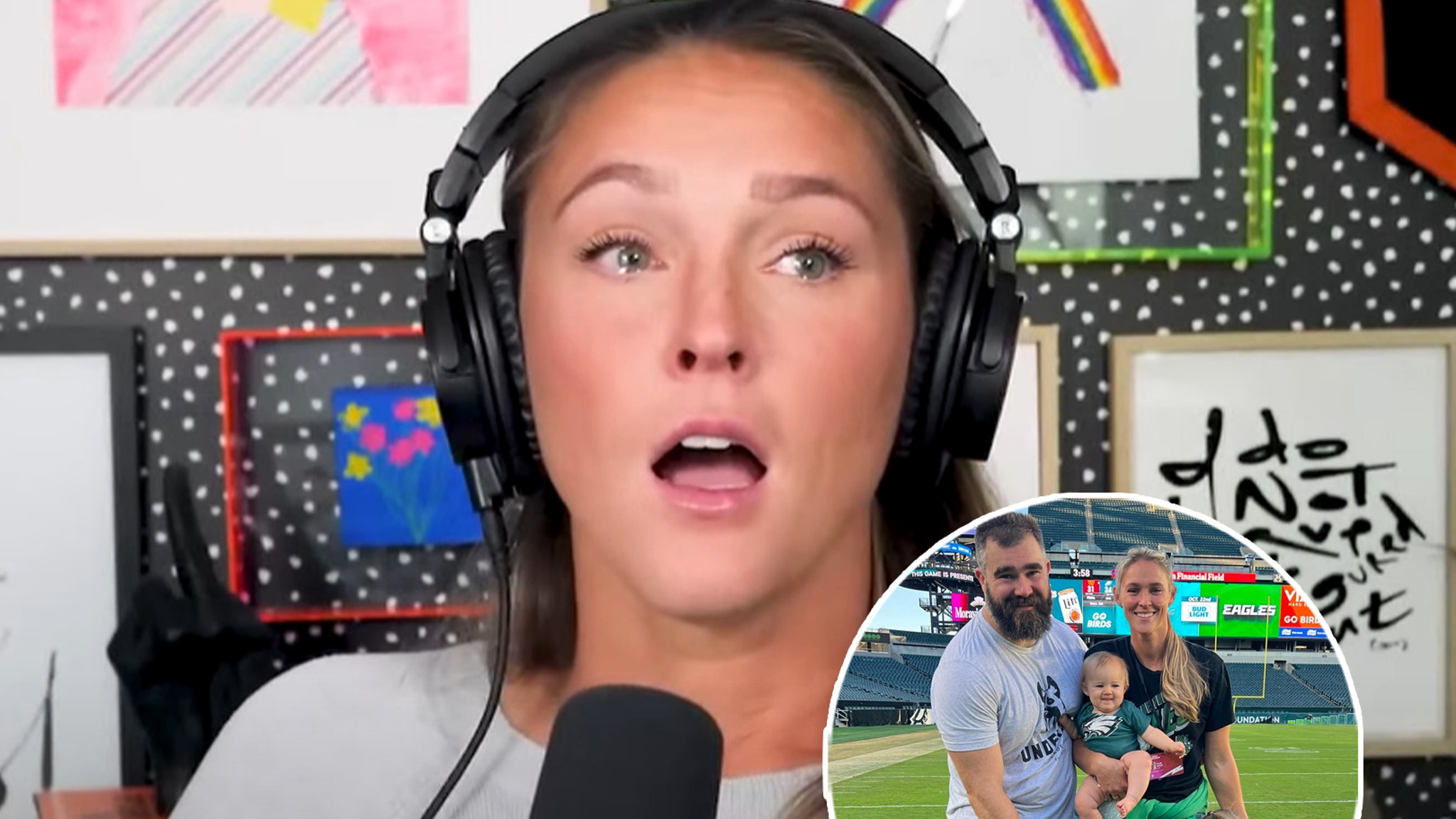 Kylie Kelce Breaks Down While Detailing Past Miscarriage: 'Hard for Both of Us'