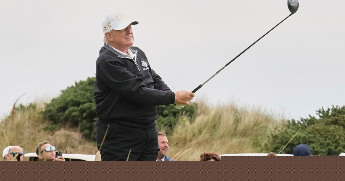 High security spotted at Trump golf course events amid Iran war