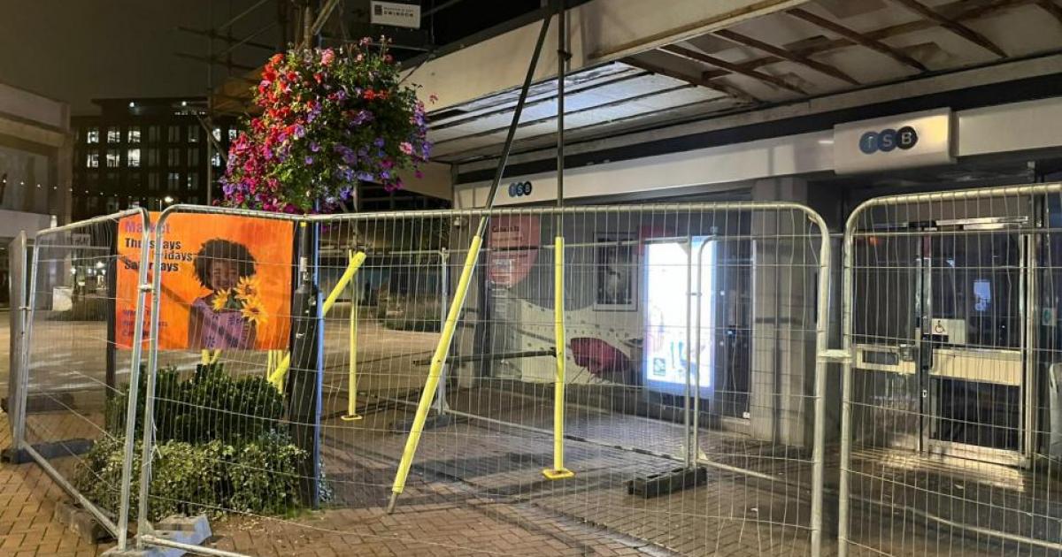 Woman attacked in town centre sparks desperate search