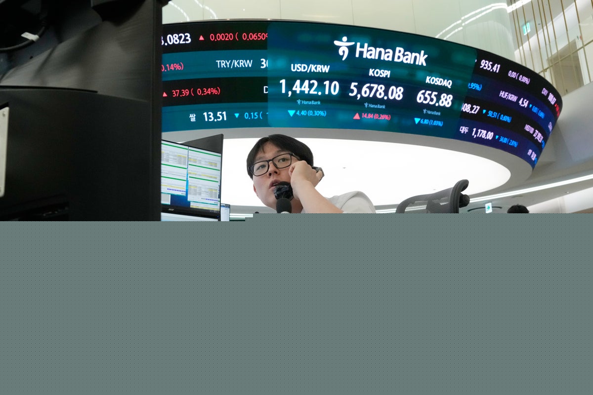 Oil prices slip and Asian shares are mostly lower as investors sell chipmaker stocks
