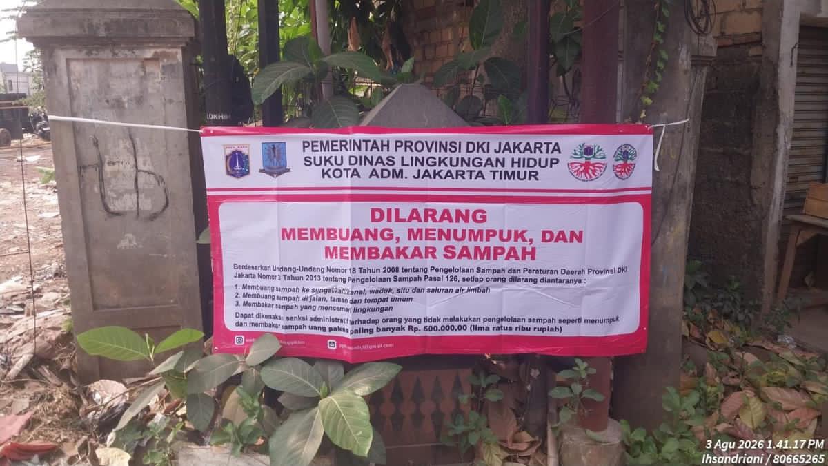 Kondisi Terkini TPS Liar Kramat Jati Usai Petugas Damkar Meninggal