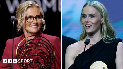 England's Wiegman & Hampton win Ballon d'Or awards