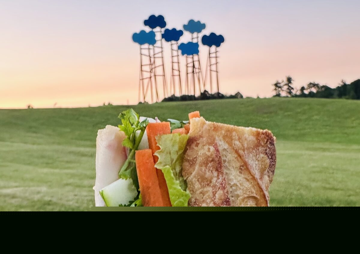 WHAT I ATE An evening picnic at ART OMI