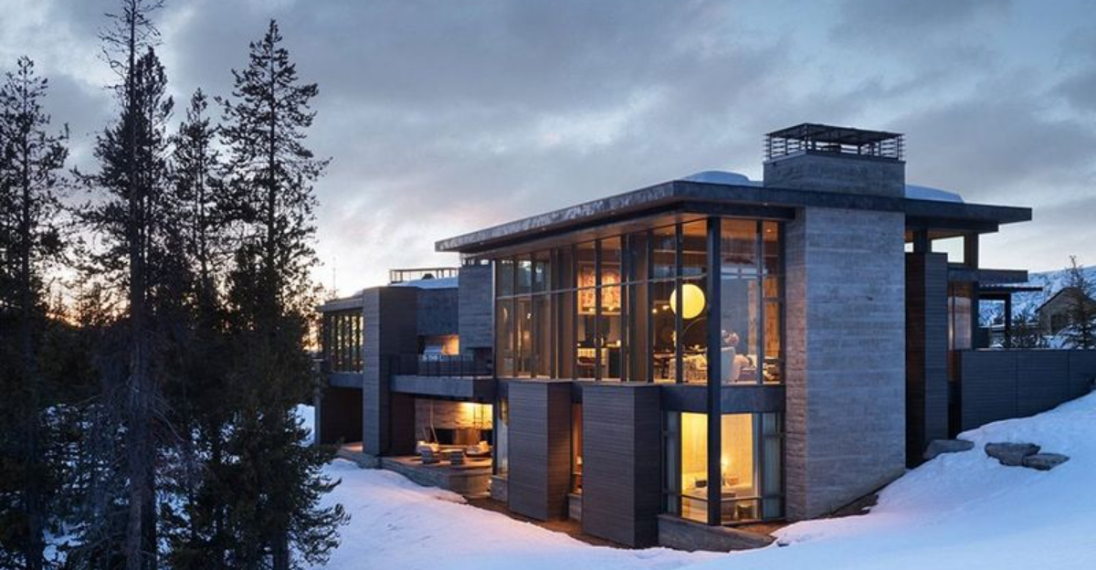 Fabulous Montana Mountain Home With Dramatic Views Of Snowy Peaks