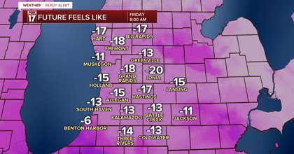 WEATHER READY ALERT: Dangerously cold wind chills overnight and Friday