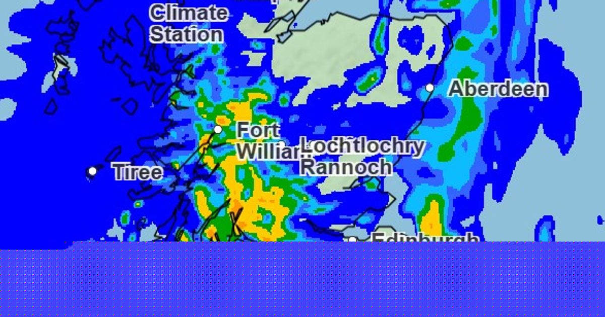 One Scots area to see ‘bright 19C’ weather ahead of 3-day yellow rain warning