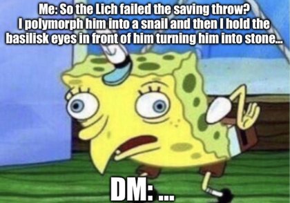 Dungeons and Dragons - Inspired by a true story… | /r/dndmemes