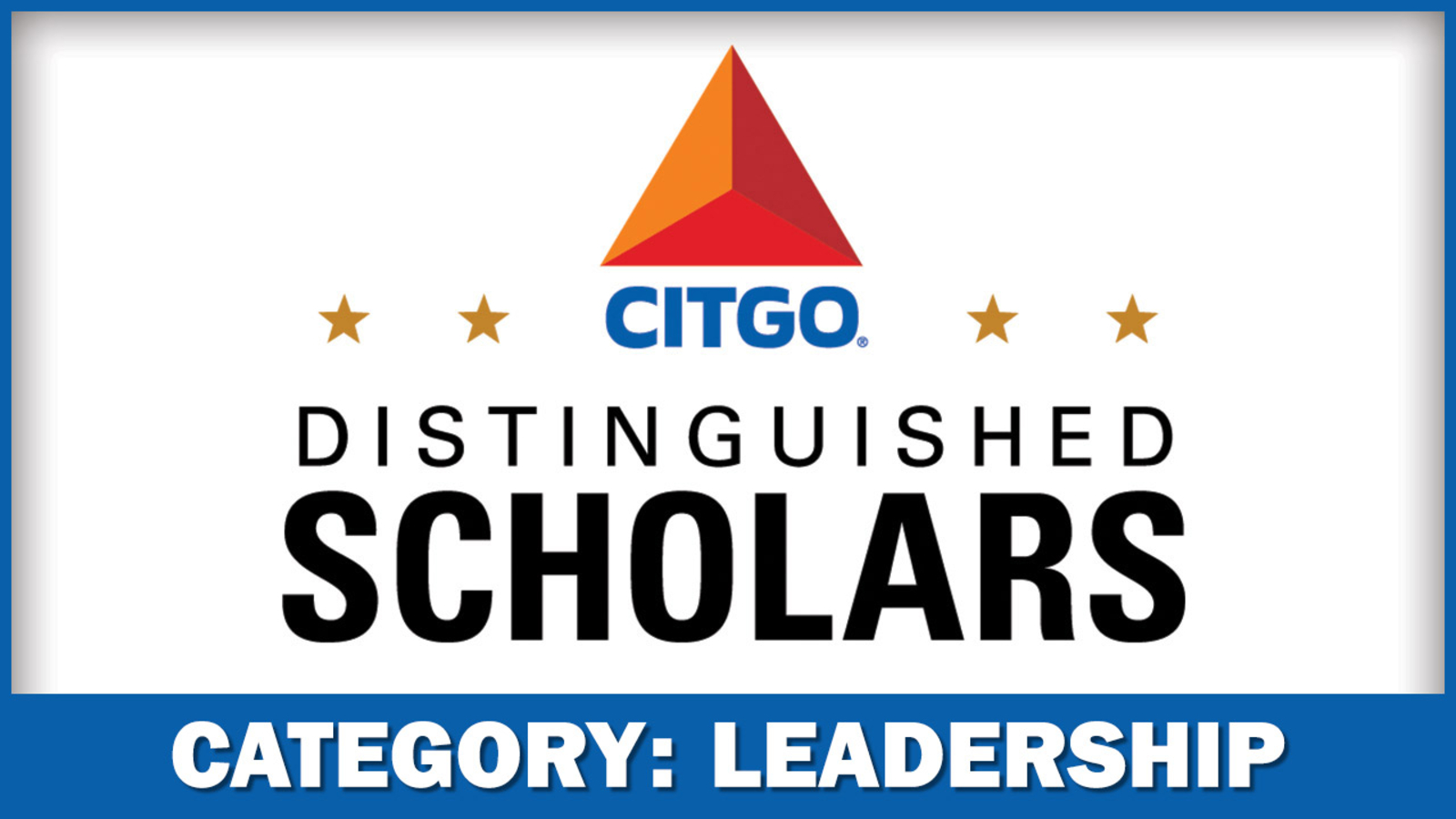 CITGO Distinguished Scholars: Service & Leadership