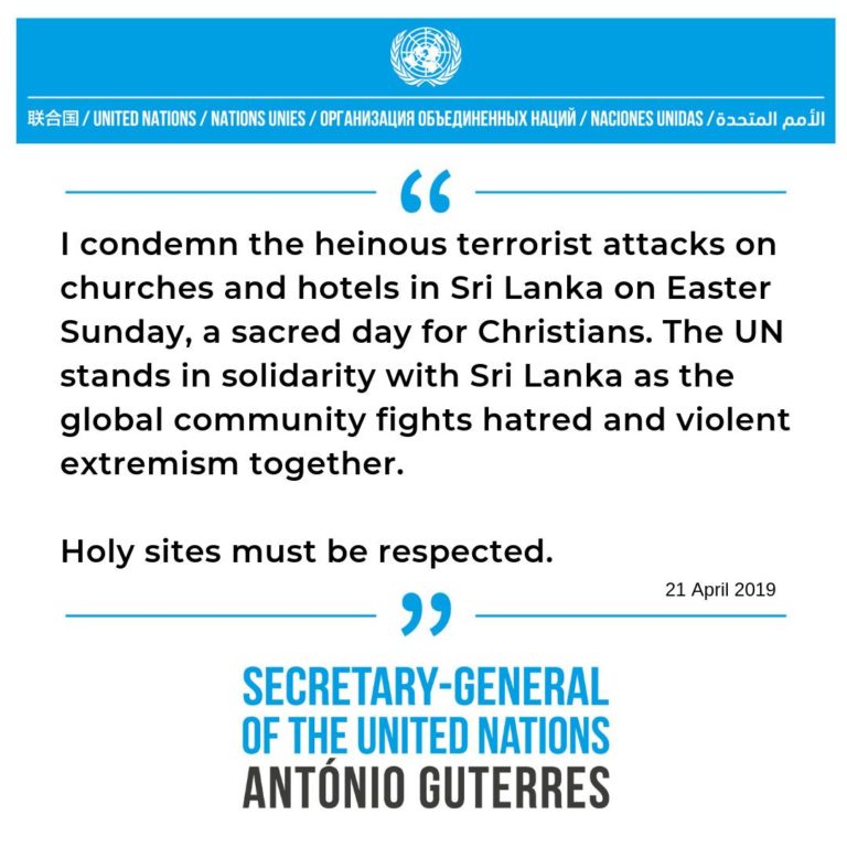 Comment on Latest in the Sri Lanka wave of terror: Holy Sites must be respected by Instagram URL Shortener