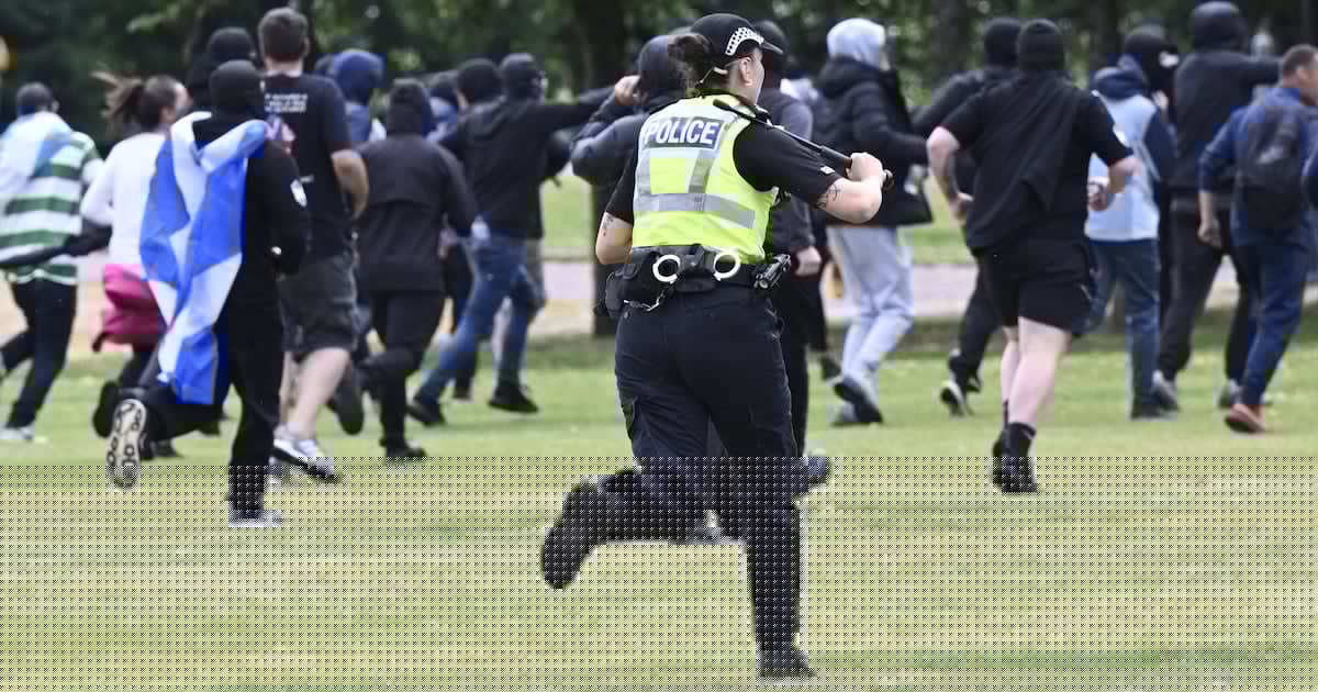 Chief constable promises further action after ‘disgraceful scenes’ in Glasgow