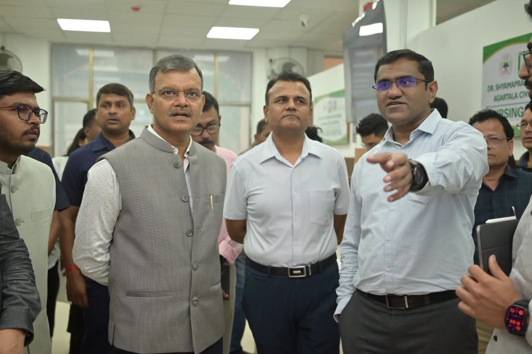 Tripura: Central NHA Team Reviews Ayushman Bharat Implementation at Agartala Civil Hospital