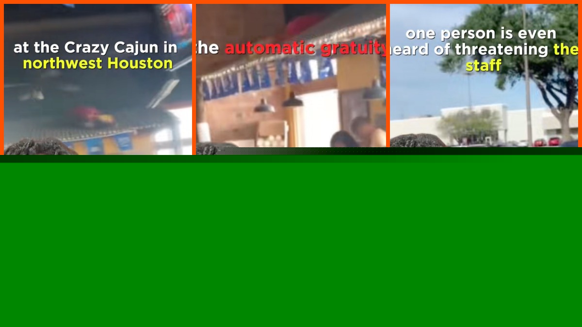 Party of 20 allegedly enters Houston’s Crazy Cajun with one mission – get a free meal, even if it means telling the staff they would ‘get shot’