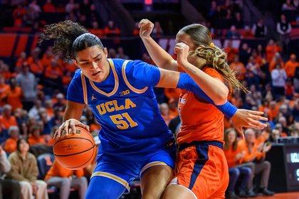 Foul trouble can't stop Lauren Betts in No. 2 UCLA's 80-67 win over Illinois