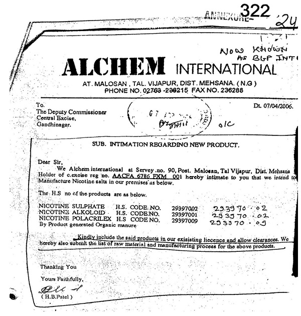Nicotine Sulphate Is Vegetable Alkaloid, Not Tobacco Product for Excise Duty: CESTAT Ahmedabad