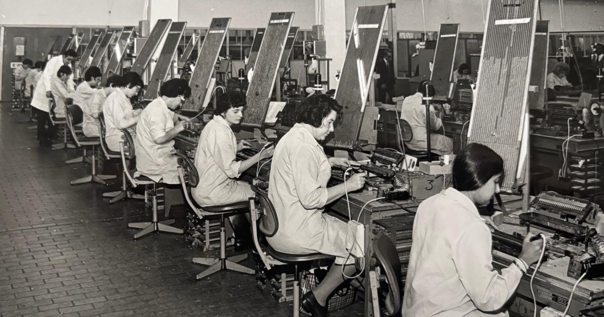 What was being made on this production line at Mullard's?