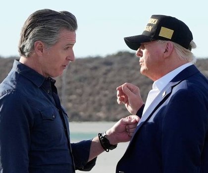 California Gov. Newsom Jabs Trump About His Weight