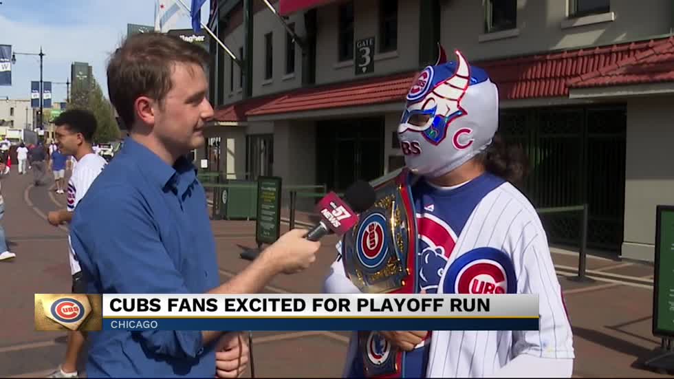 Local Cubs fans make the trip to Chicago for Wild Card series