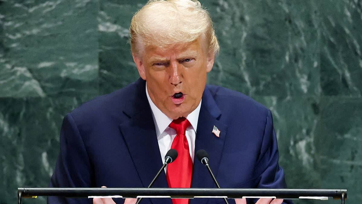 Trump humiliates Starmer in UN speech as he slams UK's Net Zero push for windmills and solar panels - and says Labour is wasting 'tremendous' North Sea oil