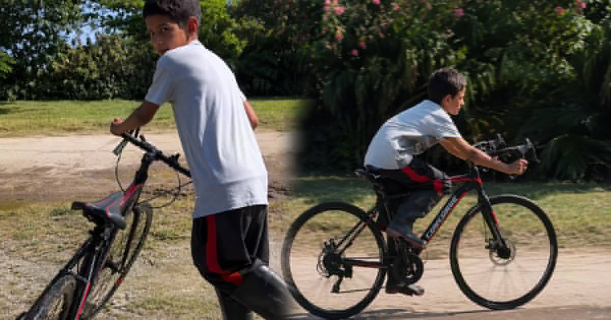 Dream Come True: Dainer Receives the Bicycle He Longed For to Attend School
