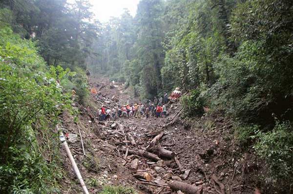 Fresh landslide endangers Kangra Museum building, Dharamsala bus stand