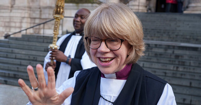 Watch: First Female Archbishop of Canterbury Heckled at St Paul's Cathedral Confirmation