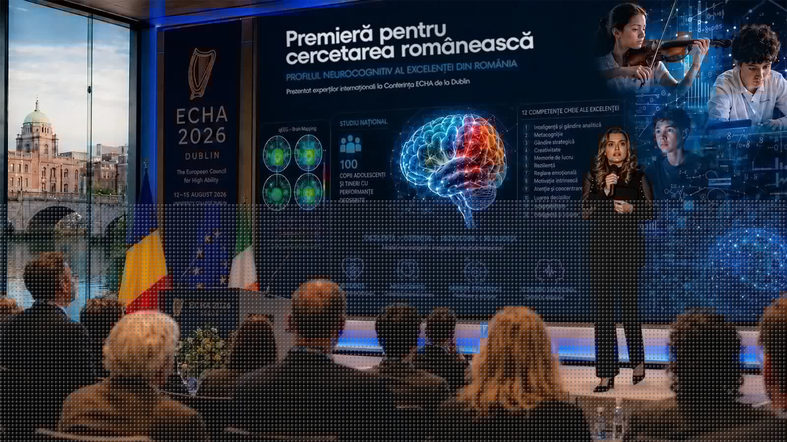 Profilul Neurocognitiv al Excelenței în România, prezentat la cel mai important forum european dedicat tinerilor cu abilități înalte