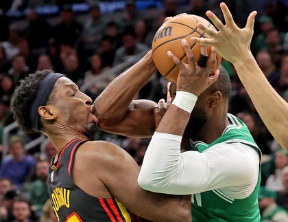 Jaylen Brown: Hit that knocked out Hawks center’s teeth ‘wasn’t intentional’