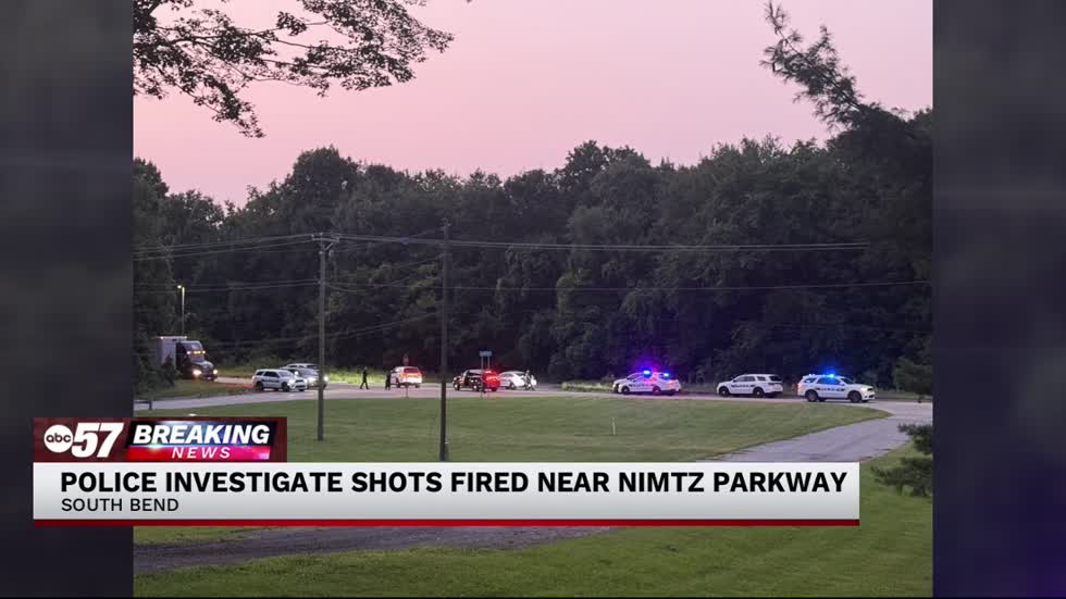 UPDATE: South Bend Police arrest suspect in shots fired case on Nimtz Parkway Tuesday evening