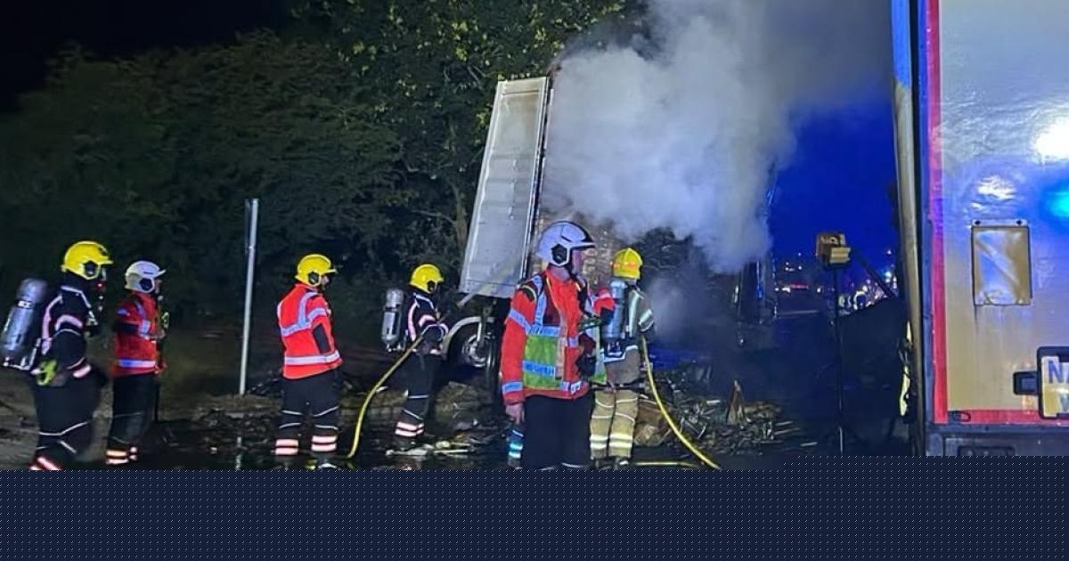 Lorry crash and fire on A1 referred to watchdog after 'earlier incident'